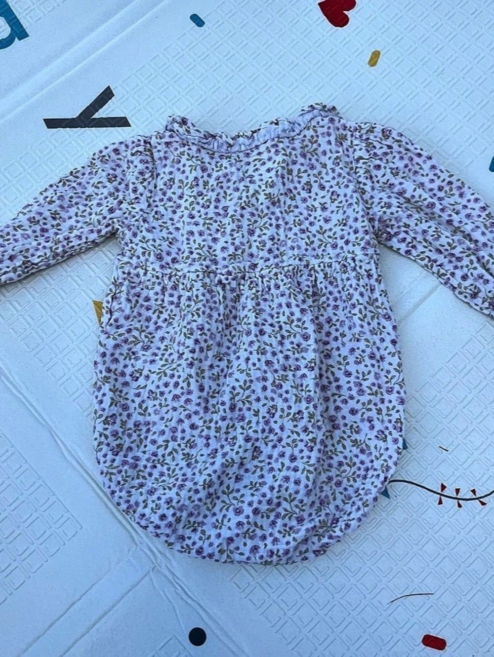Carter's Floral Bubble in pink and White Size 12M